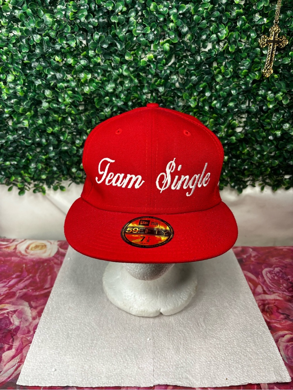 Team single new era hat 7 1/8”